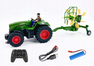 TRAKTOR NA DIAĽKOVÉ OVLÁDANIE RC TRAKTOR S HRABLAČOM + AKUMULÁTOR